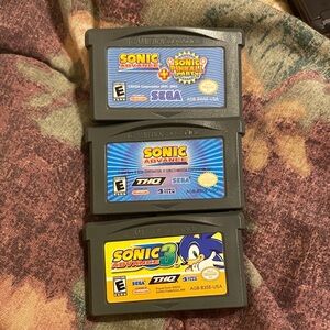 Sonic Gameboy Advance Games Trio